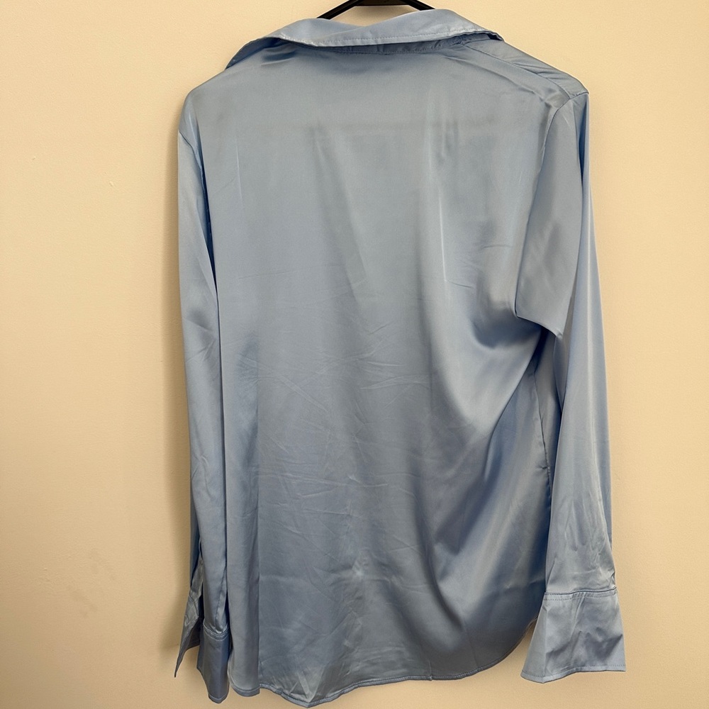 Satin Button Down - image 2